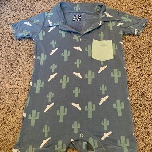 Kickee pants shorts collared onesie